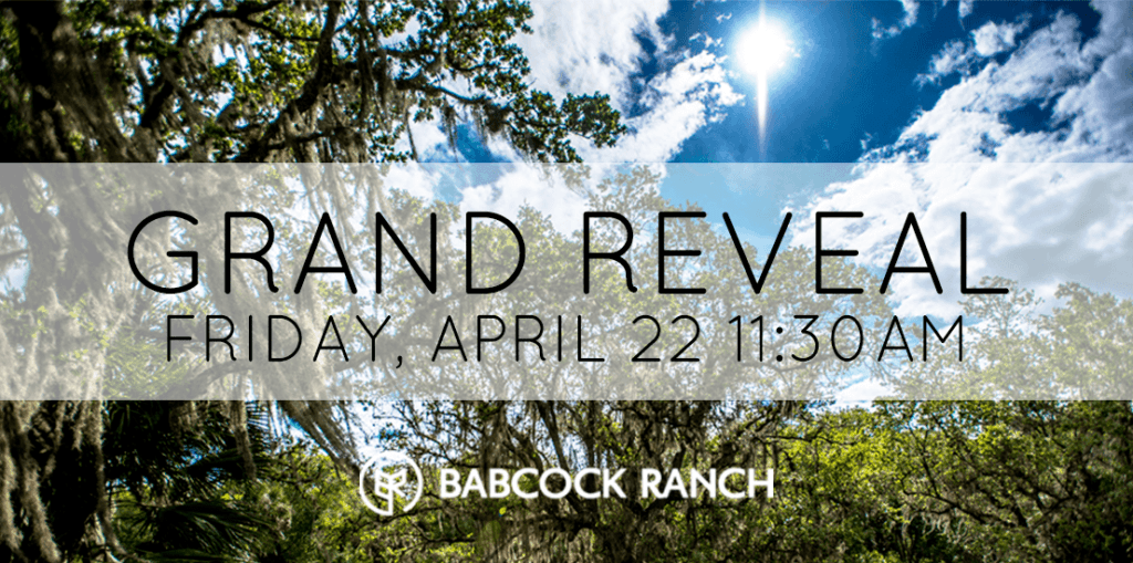 Watch the Grand Reveal of Babcock Ranch Live