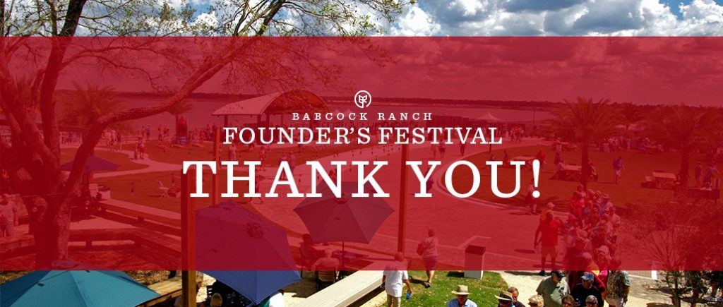 Founder’s Festival Weekend: Thank You!