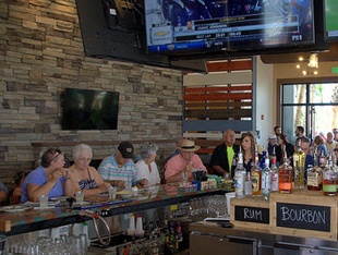 bar area